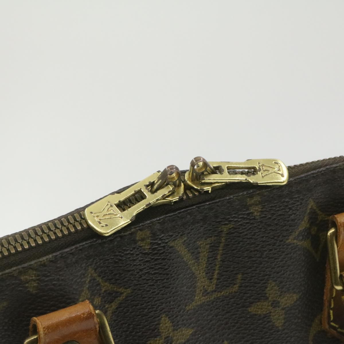 LOUIS VUITTON Monogram Alma Hand Bag M51130 LV Auth am601g