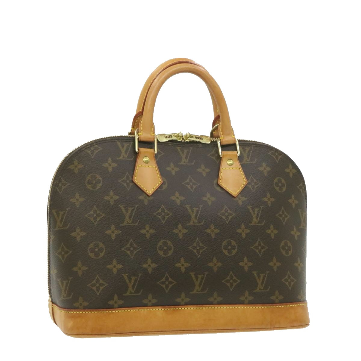 LOUIS VUITTON Monogram Alma Hand Bag M51130 LV Auth am617g