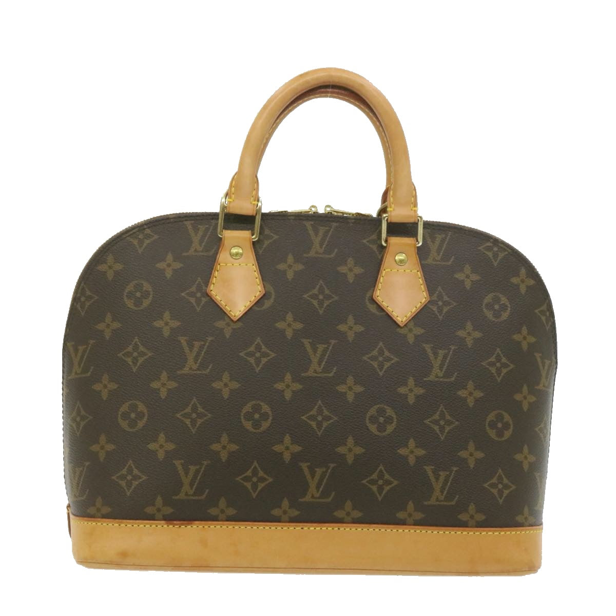 LOUIS VUITTON Monogram Alma Hand Bag M51130 LV Auth am617g