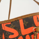 LOUIS VUITTON Monogram Graffiti Neverfull GM Tote Bag M93702 LV Auth am639g-9