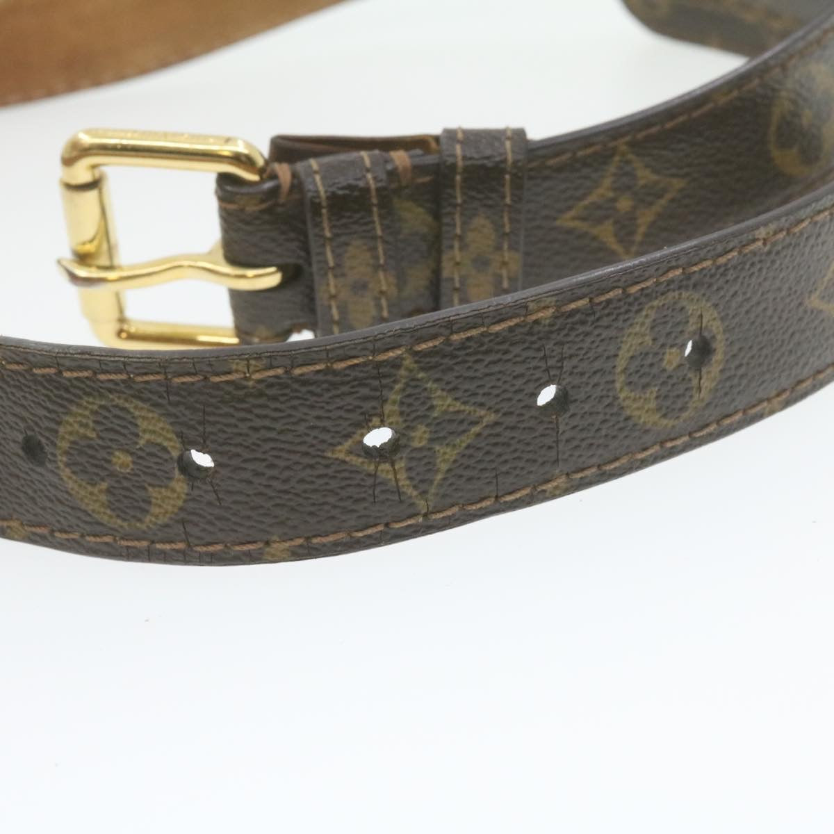 LOUIS VUITTON Monogram Ceinture pochette Belt M6948 LV Auth am660g