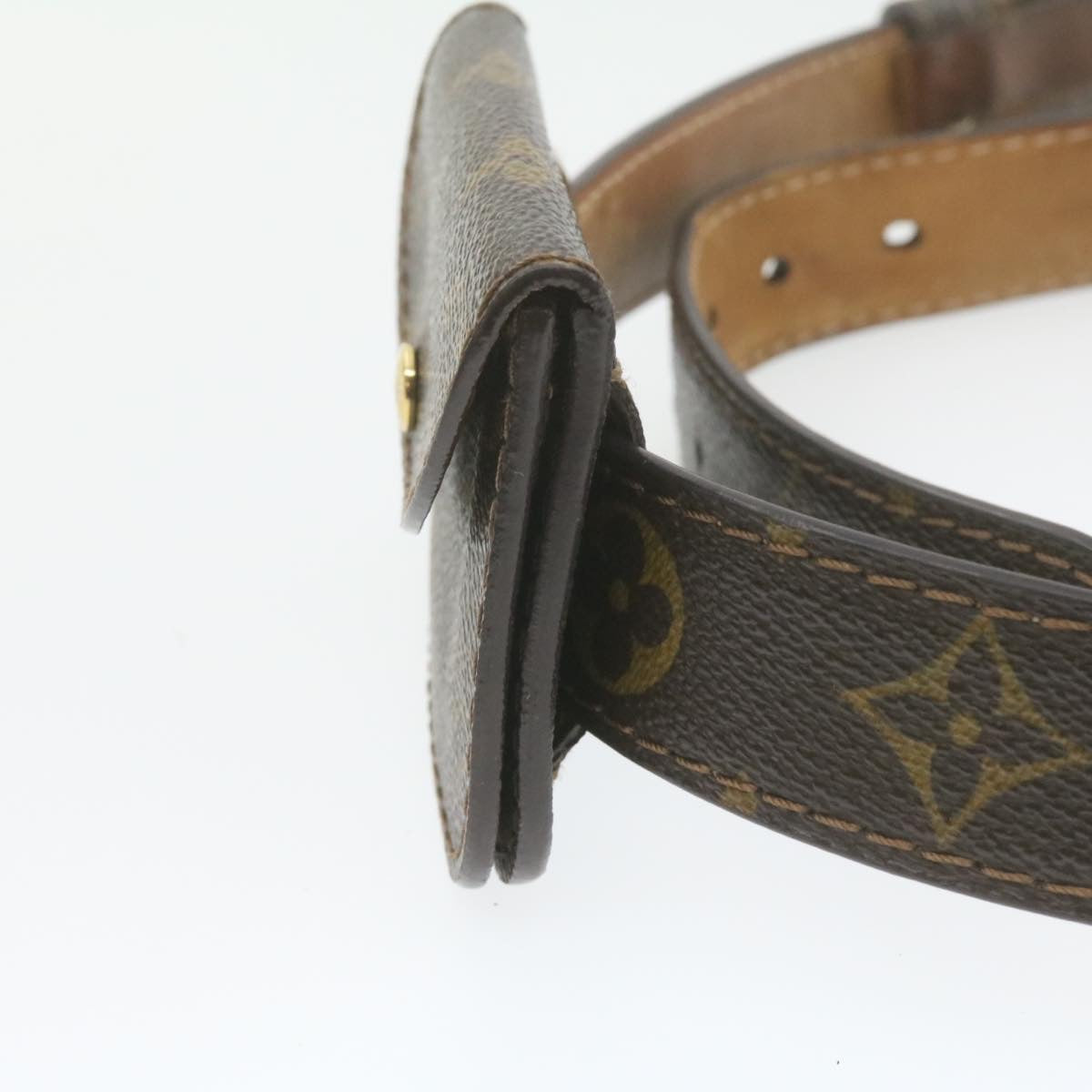 LOUIS VUITTON Monogram Ceinture pochette Belt M6948 LV Auth am660g