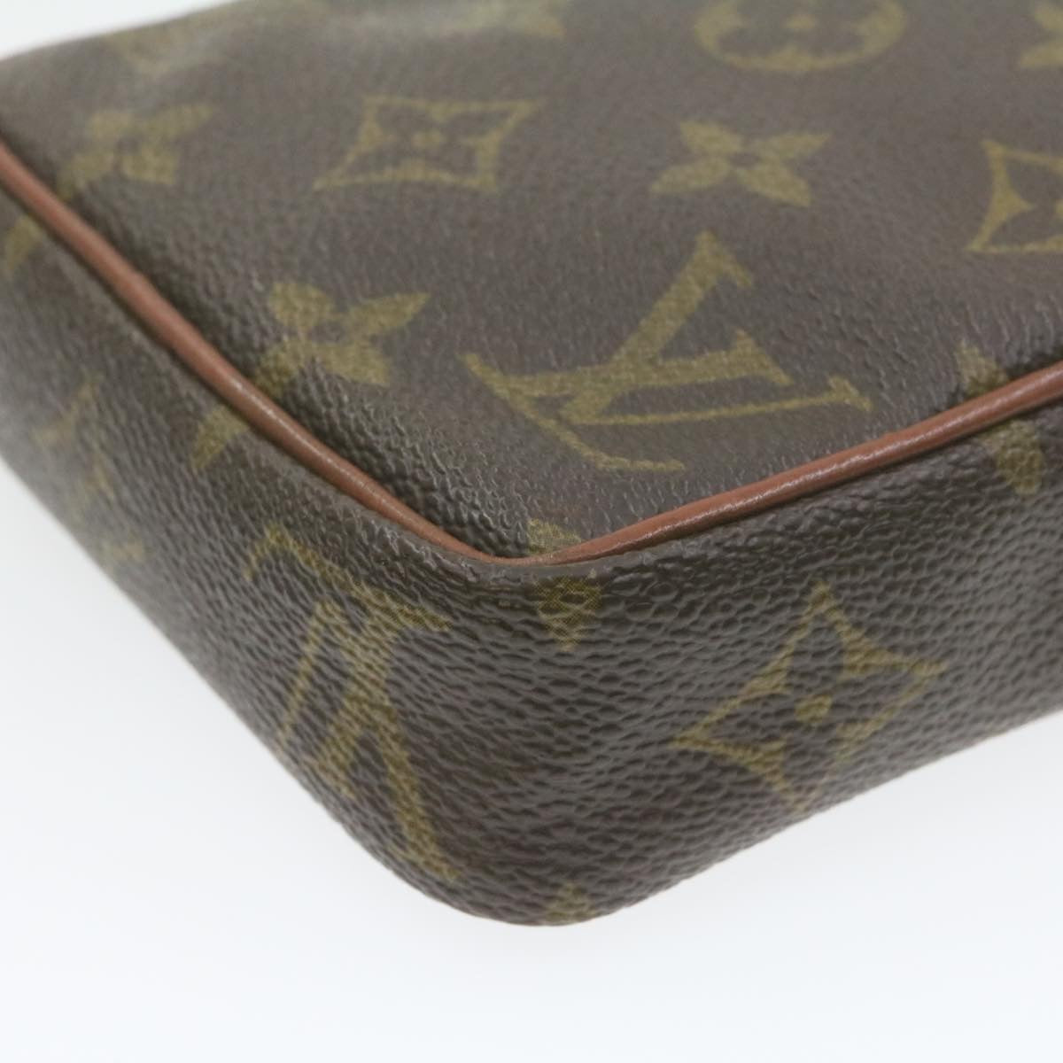 LOUIS VUITTON Monogram Mini Poche Shoulder Bag No.202 LV Auth am661g