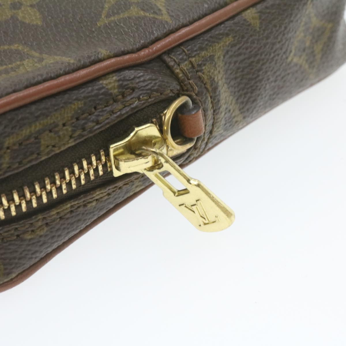 LOUIS VUITTON Monogram Mini Poche Shoulder Bag No.202 LV Auth am661g