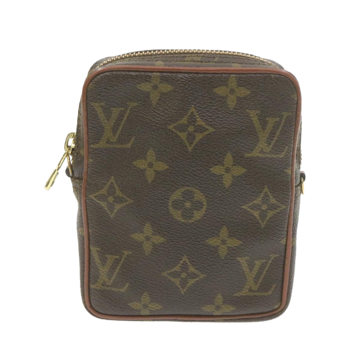 LOUIS VUITTON Monogram Mini Poche Shoulder Bag No.202 LV Auth am661g - 0