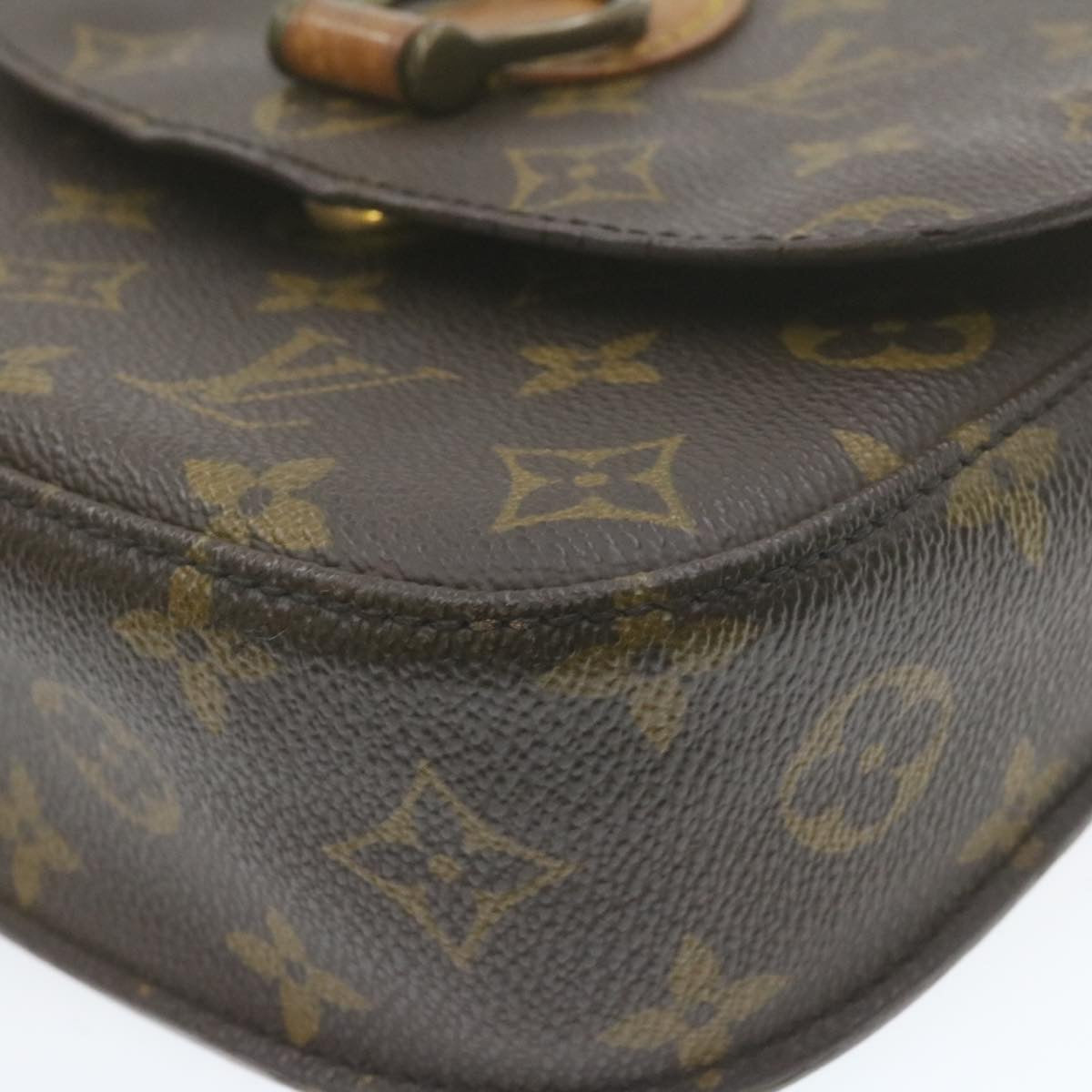 LOUIS VUITTON Monogram Saint Cloud MM Shoulder Bag M51243 LV Auth am683g