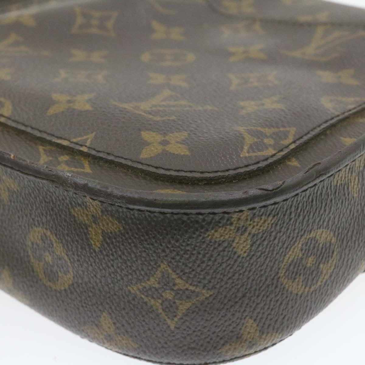 LOUIS VUITTON Monogram Saint Cloud MM Shoulder Bag M51243 LV Auth am683g