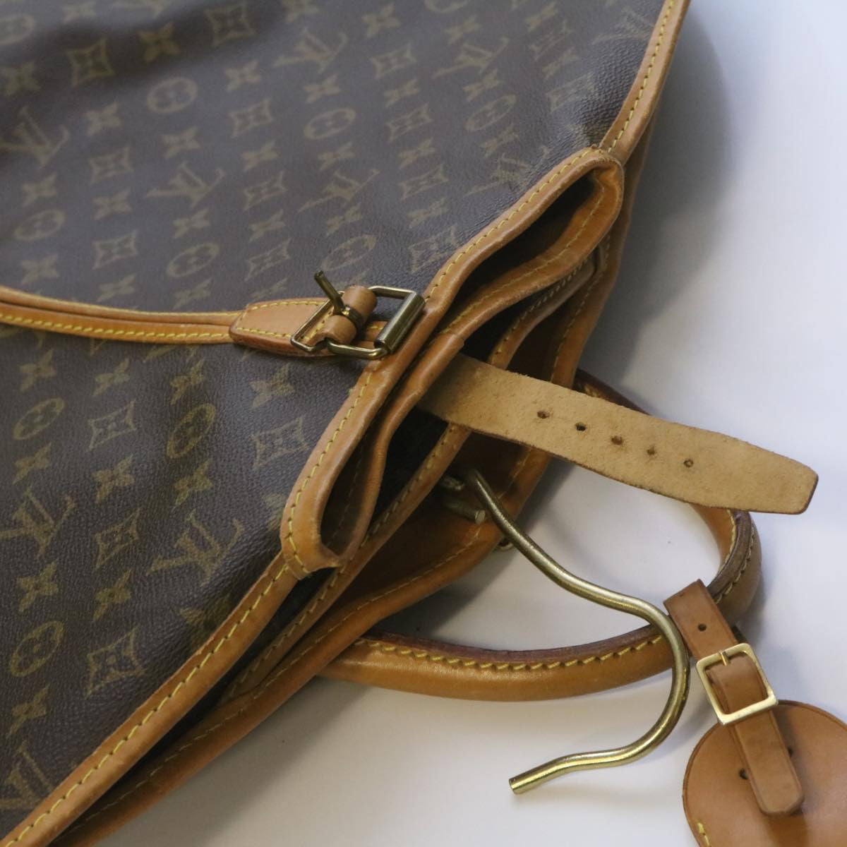 LOUIS VUITTON Monogram Sac De Port Mantoux Garment Cover M23542 LV Auth am698g