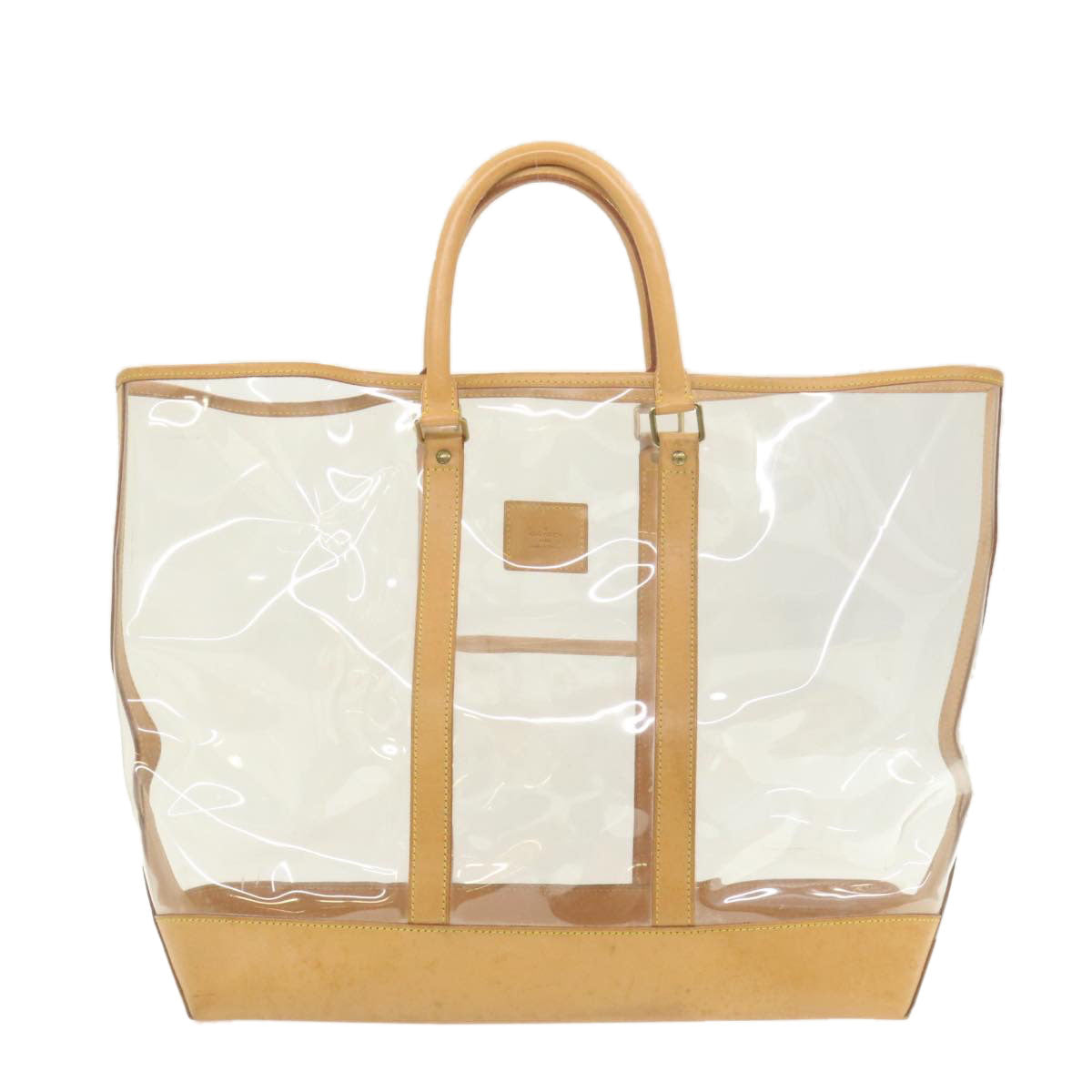 LOUIS VUITTON Isaac Mizrahi ToteBag 100th limited Vinyl Clear M99027 Auth am708g