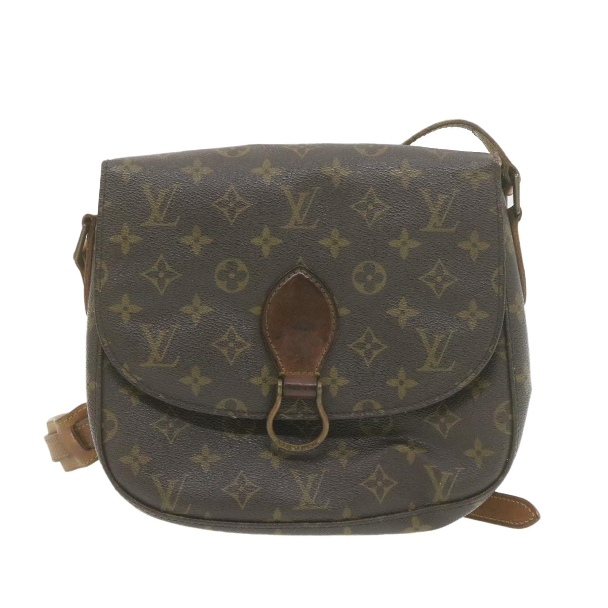 LOUIS VUITTON Monogram Saint Cloud GM Shoulder Bag M51242 LV Auth am749g - 0