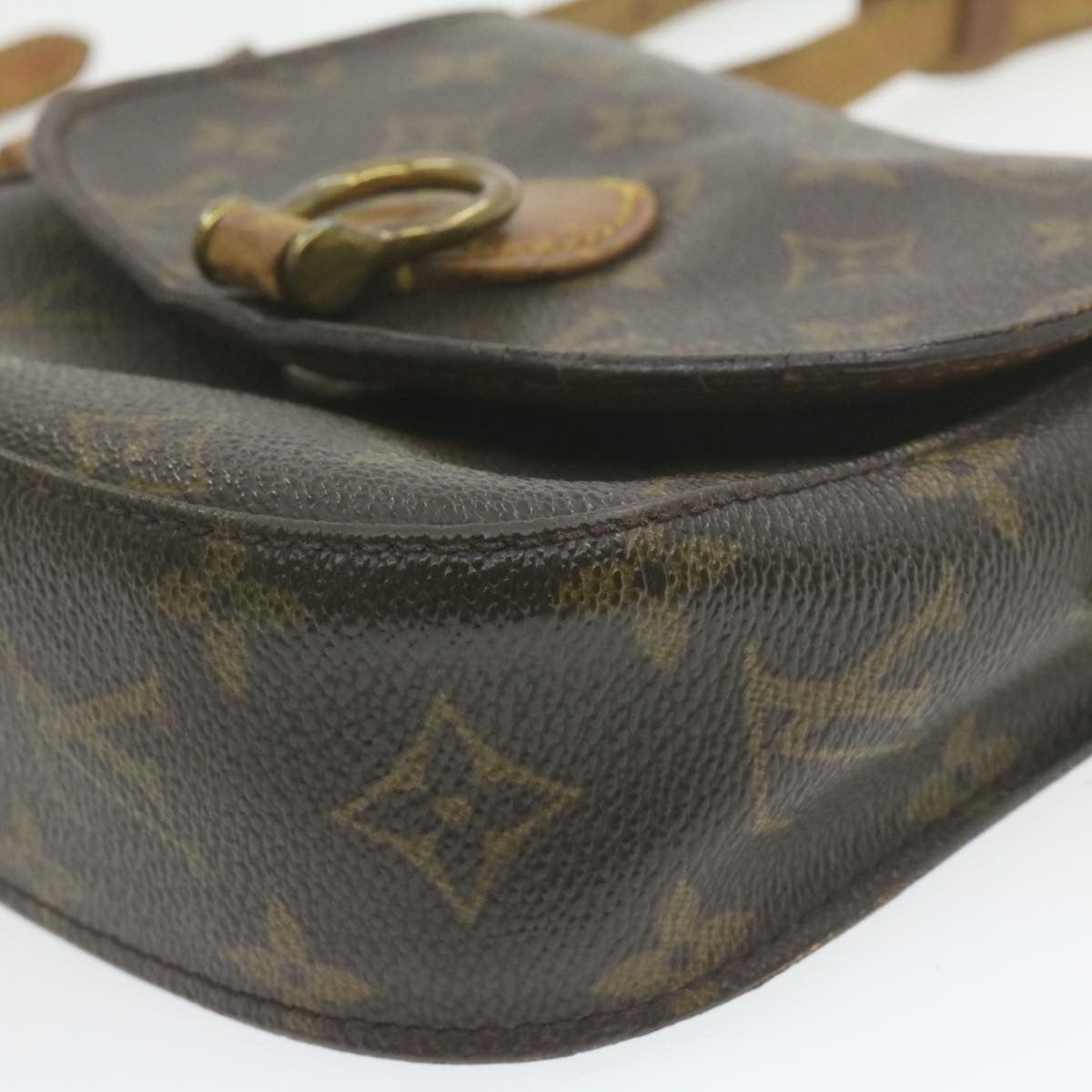 LOUIS VUITTON Monogram Saint Cloud PM Shoulder Bag M51244 LV Auth am754g