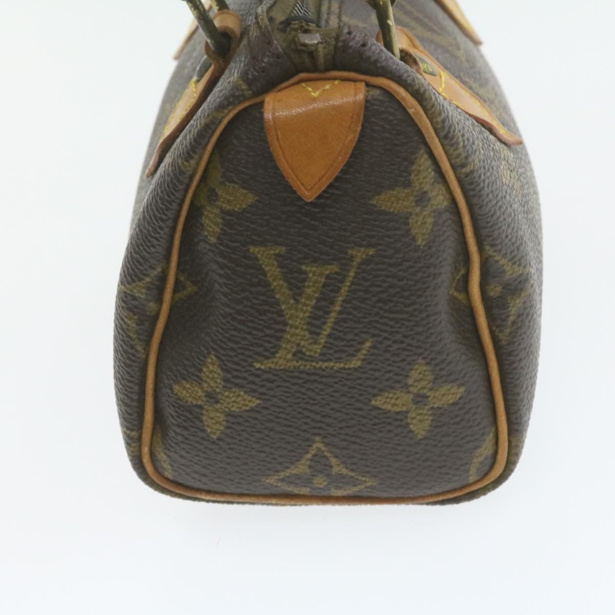 LOUIS VUITTON Monogram Mini Speedy Hand Bag M41534 LV Auth am774g