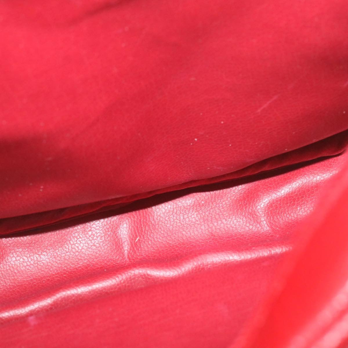 FENDI Shoulder Bag Red Auth am864g