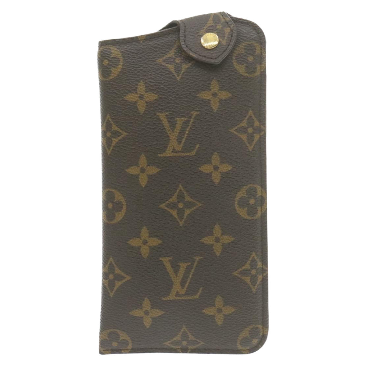 LOUIS VUITTON Monogram Etui A Lunettes MM Glasses Case M66544 LV Auth am874g