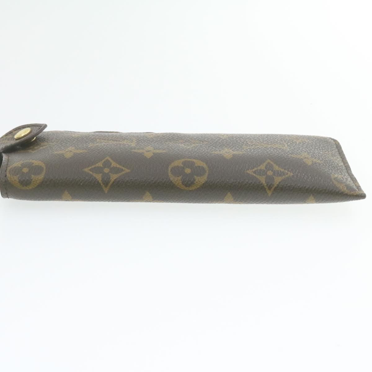 LOUIS VUITTON Monogram Etui A Lunettes MM Glasses Case M66544 LV Auth am874g