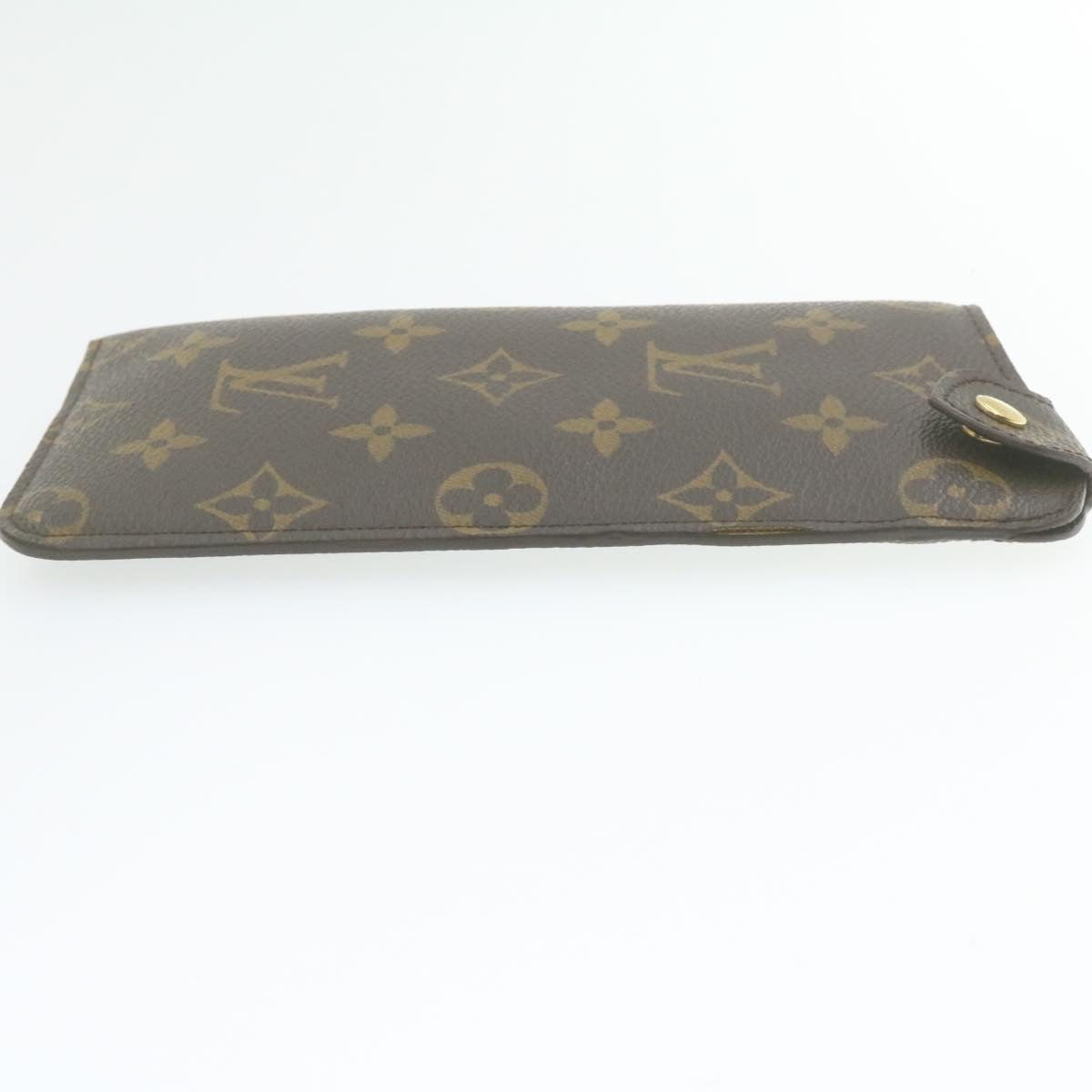 LOUIS VUITTON Monogram Etui A Lunettes MM Glasses Case M66544 LV Auth am874g