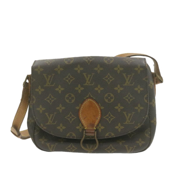 LOUIS VUITTON Monogram Saint Cloud GM Shoulder Bag M51242 LV Auth am880g