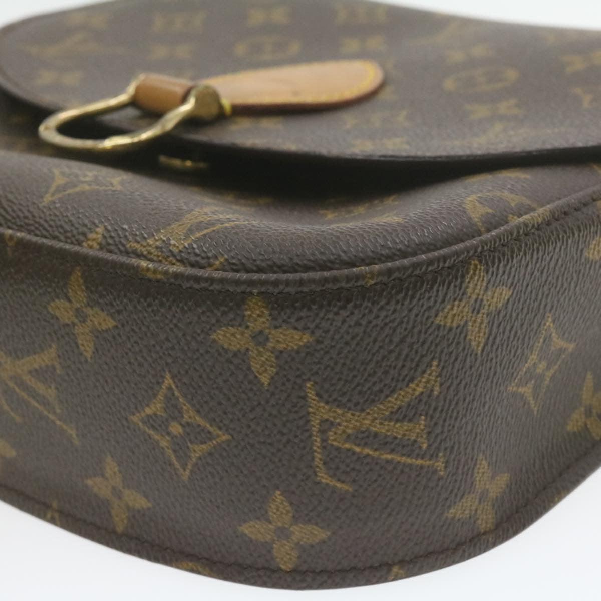 LOUIS VUITTON Monogram Saint Cloud GM Shoulder Bag M51242 LV Auth am914g