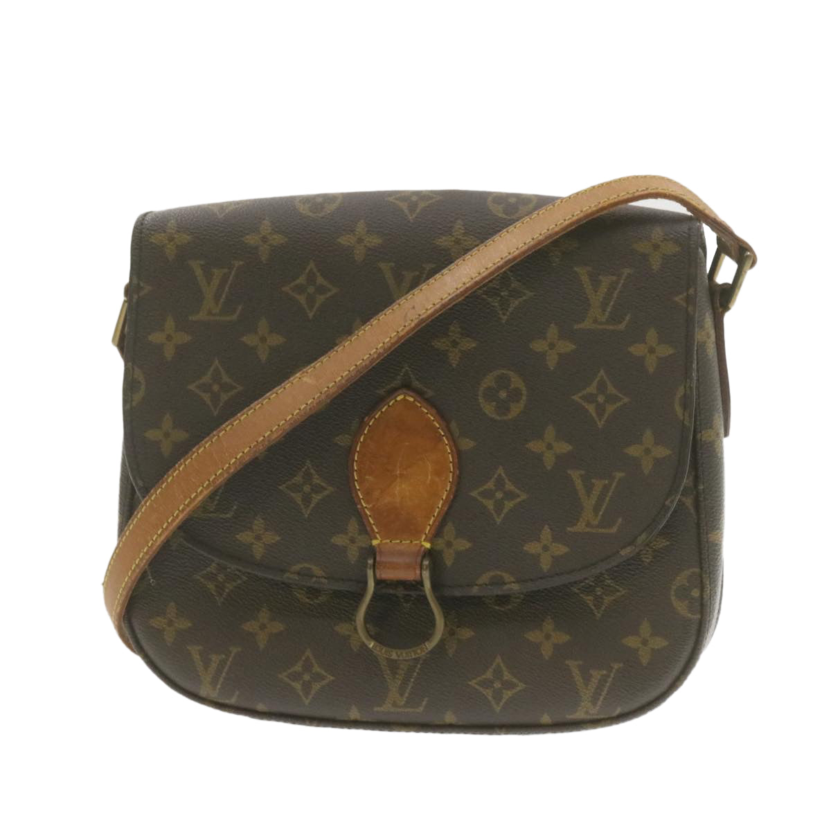 LOUIS VUITTON Monogram Saint Cloud GM Shoulder Bag M51242 LV Auth am940g