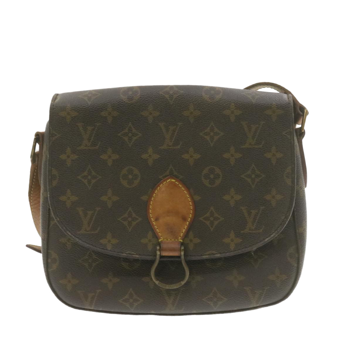 LOUIS VUITTON Monogram Saint Cloud GM Shoulder Bag M51242 LV Auth am942g