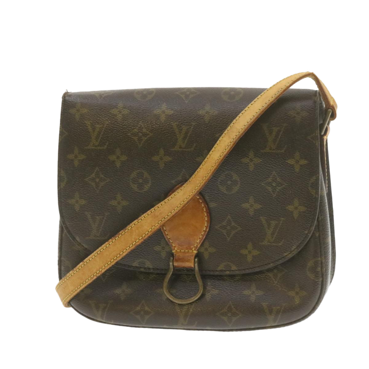 LOUIS VUITTON Monogram Saint Cloud GM Shoulder Bag M51242 LV Auth am946g