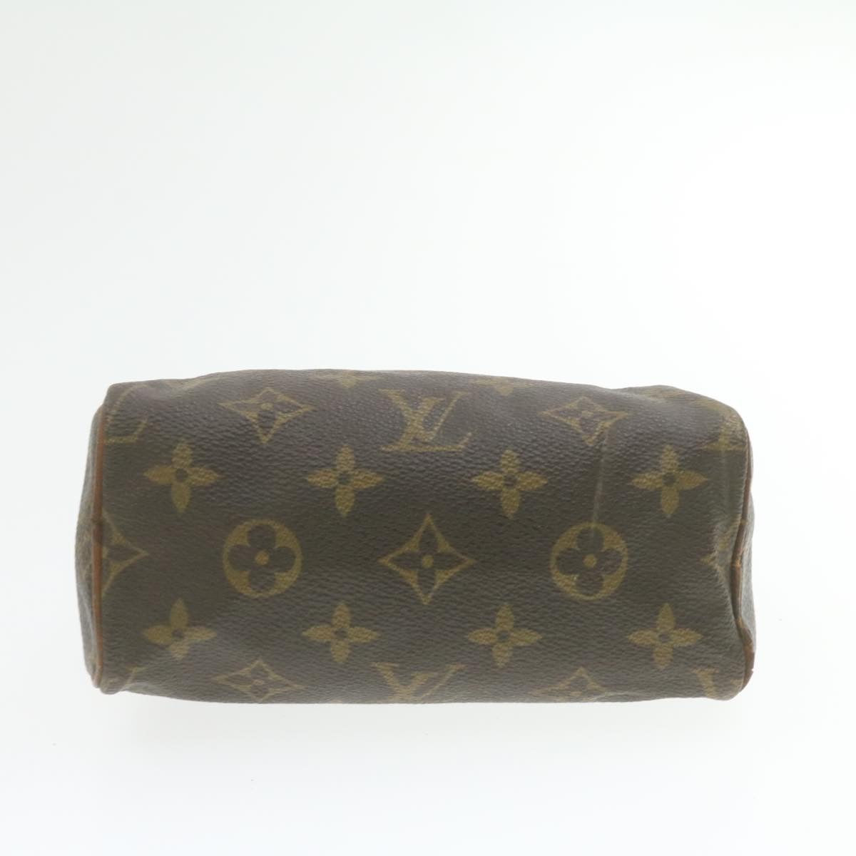 LOUIS VUITTON Monogram Mini Speedy Hand Bag M41534 LV Auth am949g