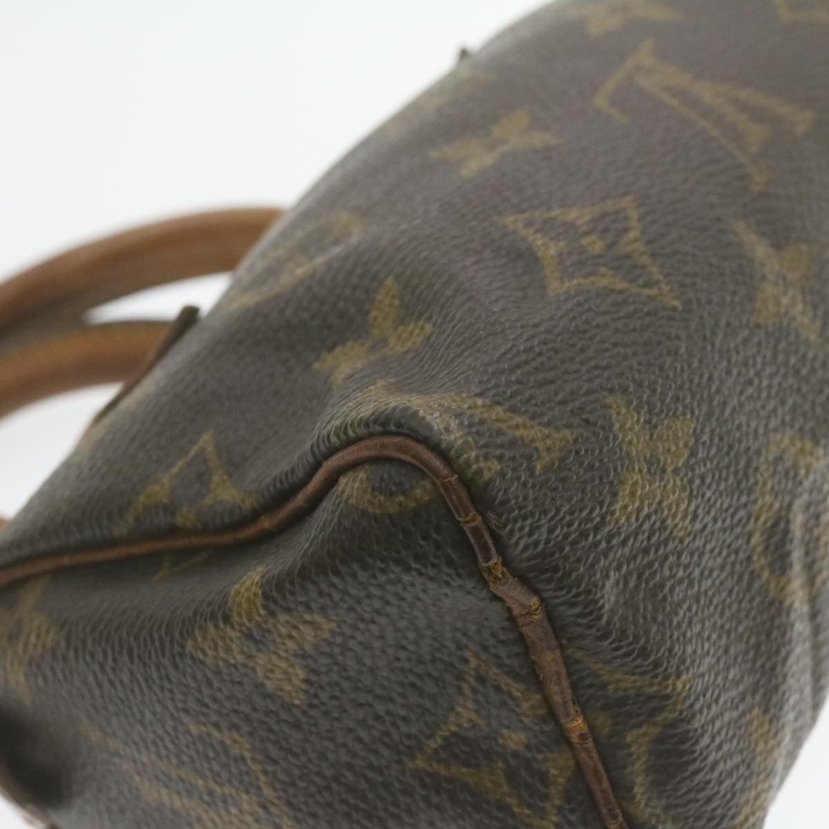 LOUIS VUITTON Monogram Mini Speedy Hand Bag M41534 LV Auth am949g