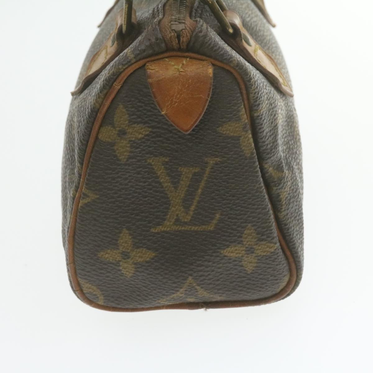 LOUIS VUITTON Monogram Mini Speedy Hand Bag M41534 LV Auth am949g