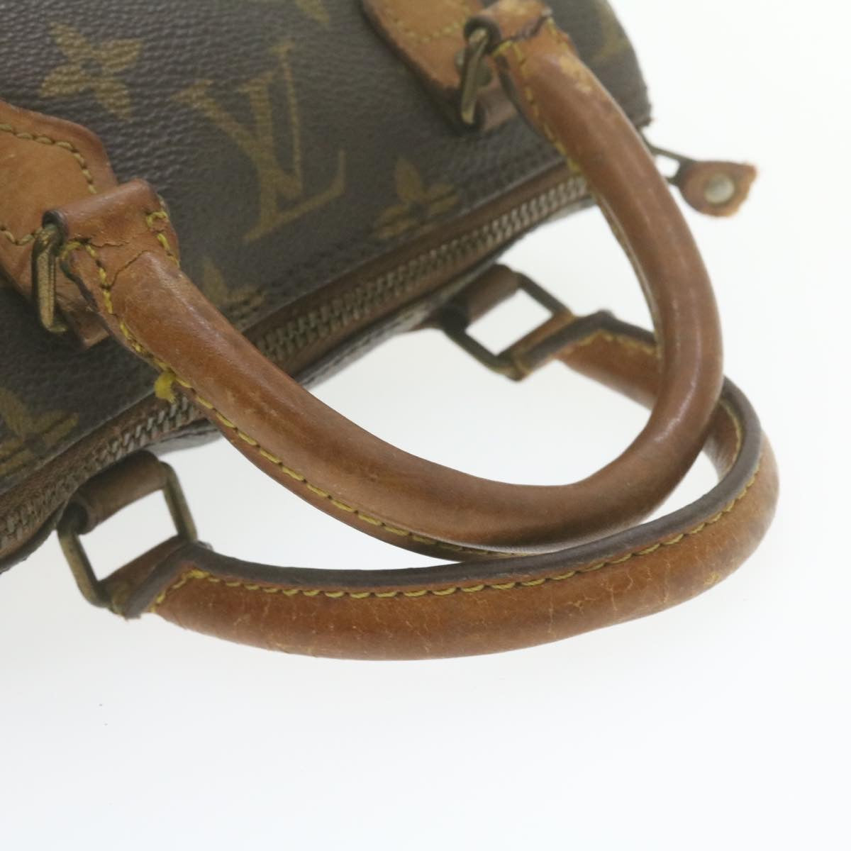 LOUIS VUITTON Monogram Mini Speedy Hand Bag M41534 LV Auth am949g