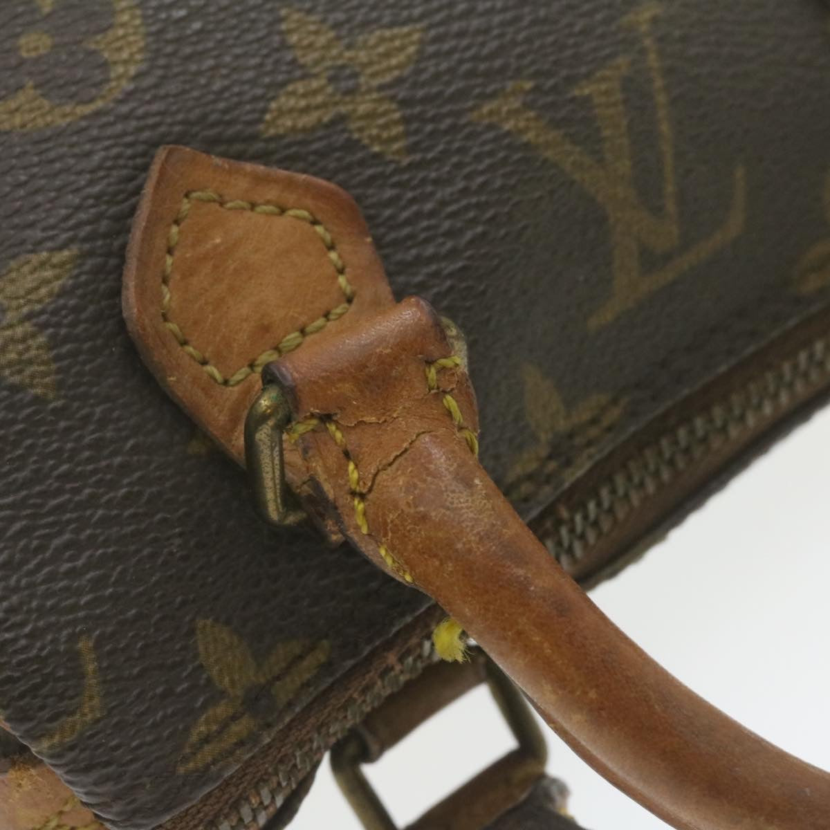 LOUIS VUITTON Monogram Mini Speedy Hand Bag M41534 LV Auth am949g