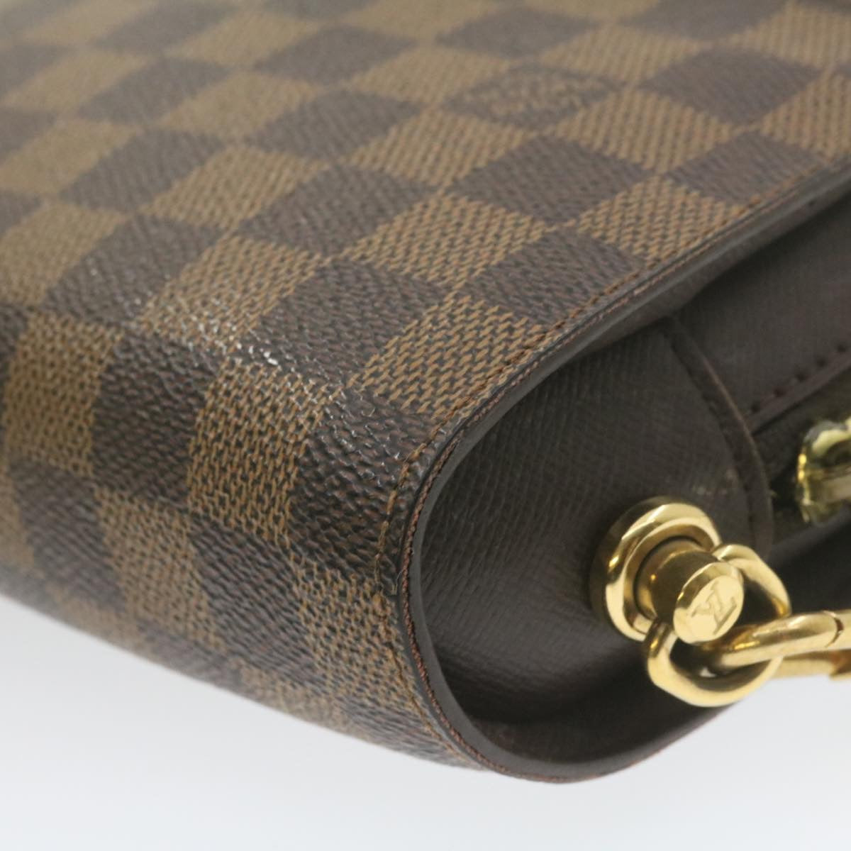 LOUIS VUITTON Damier Ebene Orsay Clutch Bag LV Auth am971g