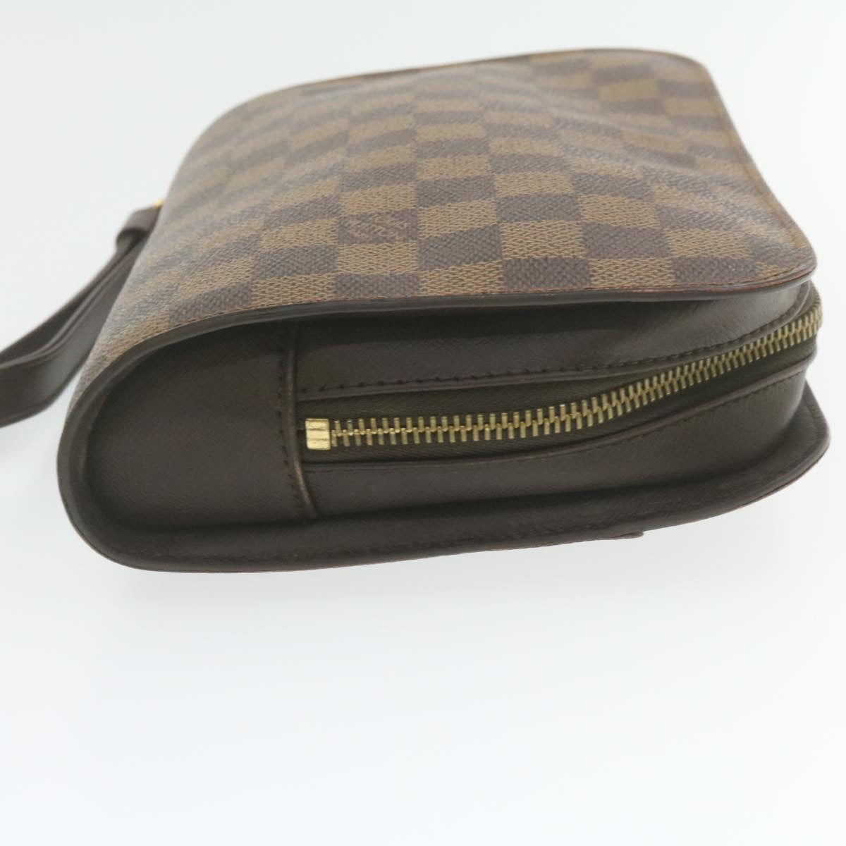 LOUIS VUITTON Damier Ebene Orsay Clutch Bag LV Auth am971g