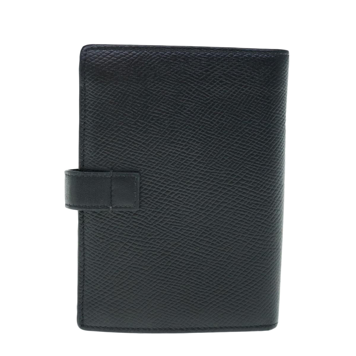 CELINE Wallet Leather Black Auth hk1002 - 0