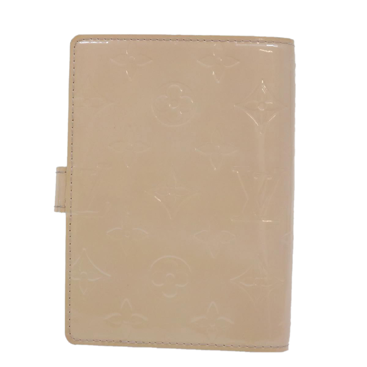 LOUIS VUITTON Vernis Agenda PM Day Planner Cover Pink R2101F LV Auth hk1004