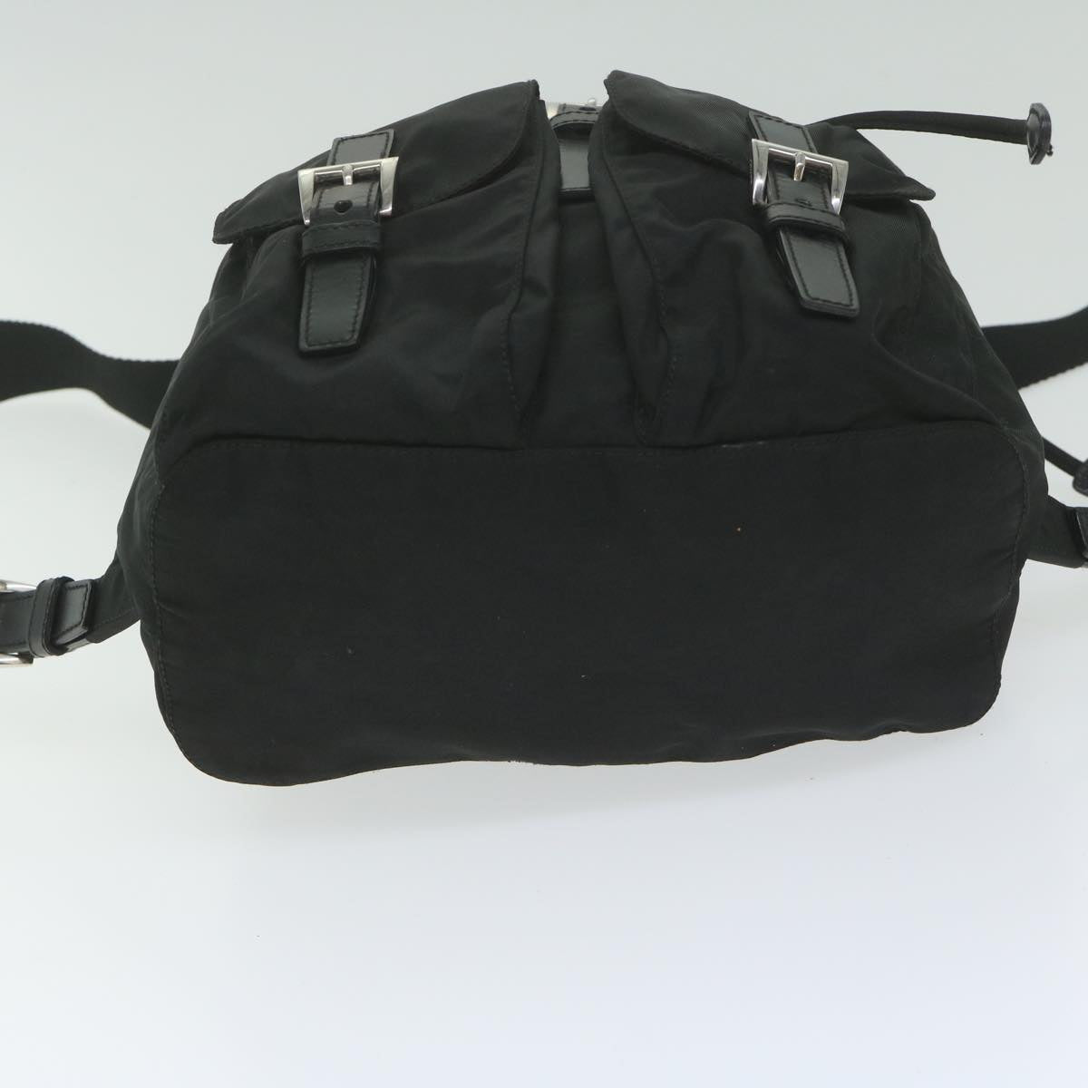 PRADA Backpack Nylon Black Auth hk1023