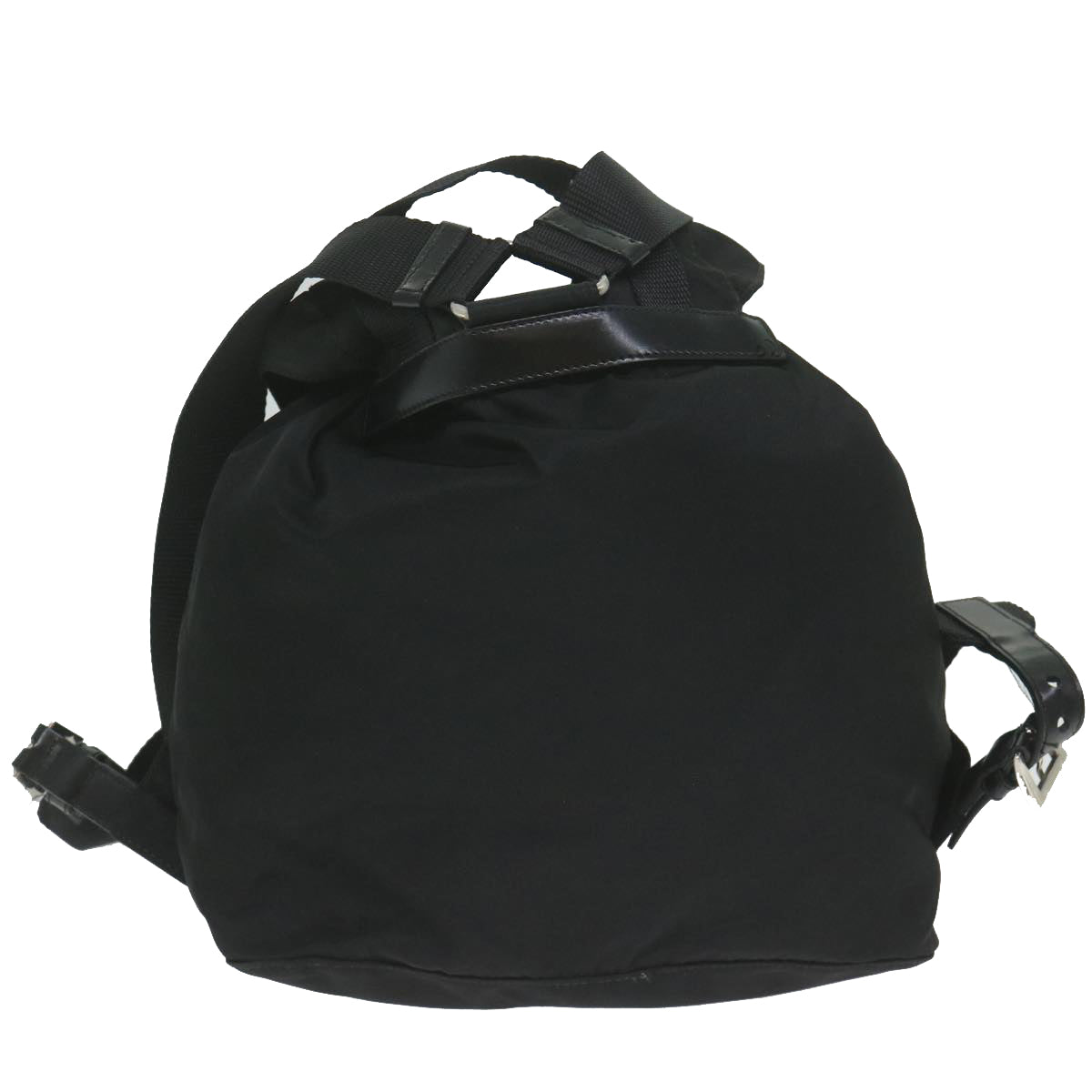 PRADA Backpack Nylon Black Auth hk1023 - 0