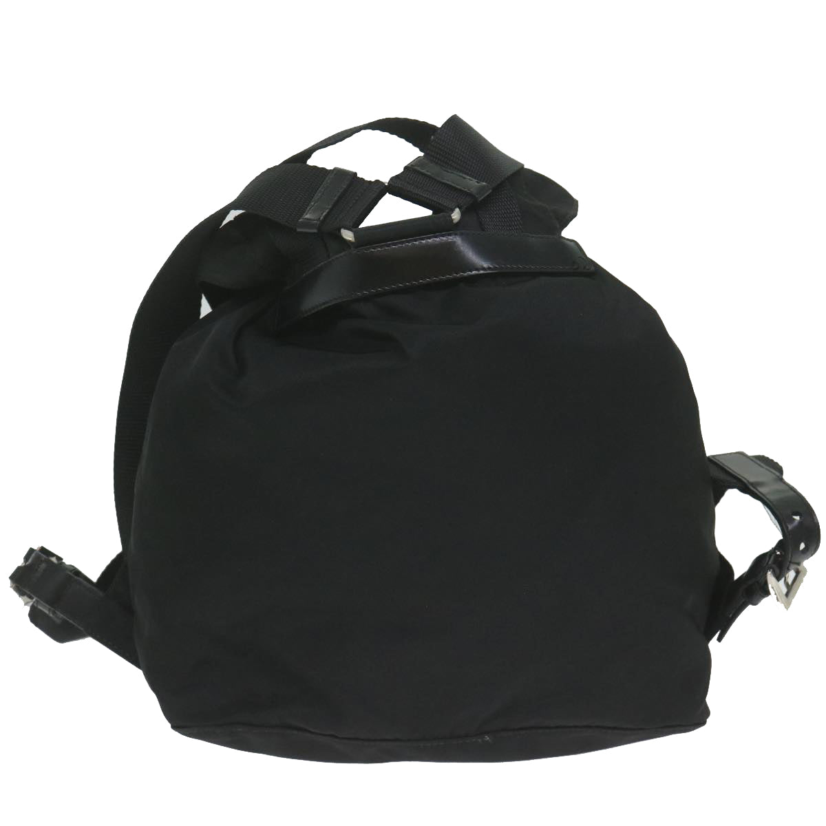 PRADA Backpack Nylon Black Auth hk1023