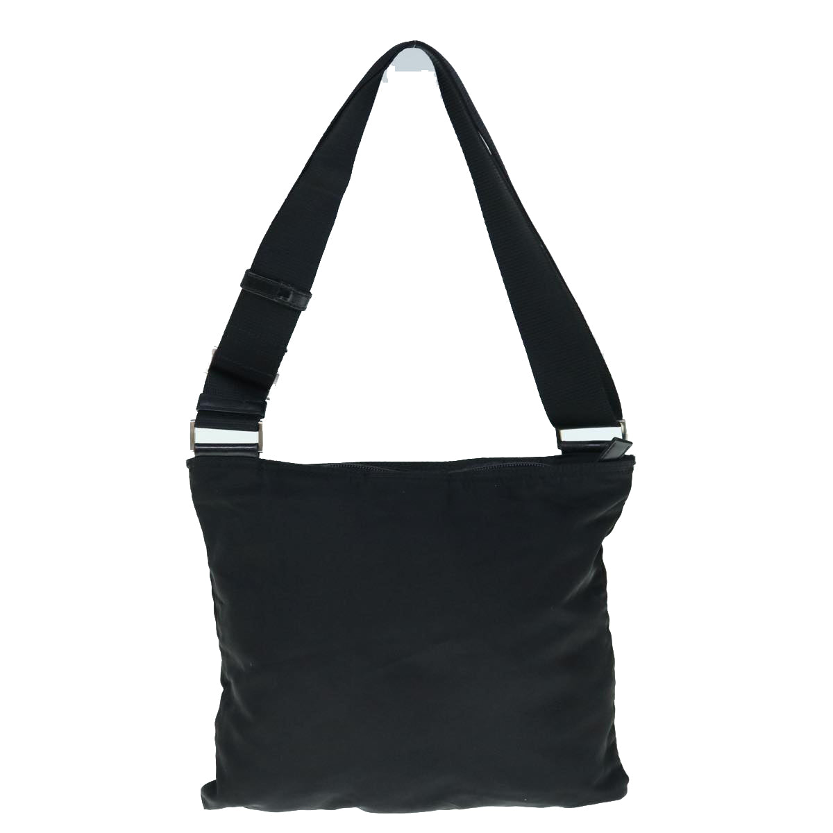 PRADA Shoulder Bag Nylon Black Auth hk1029 - 0