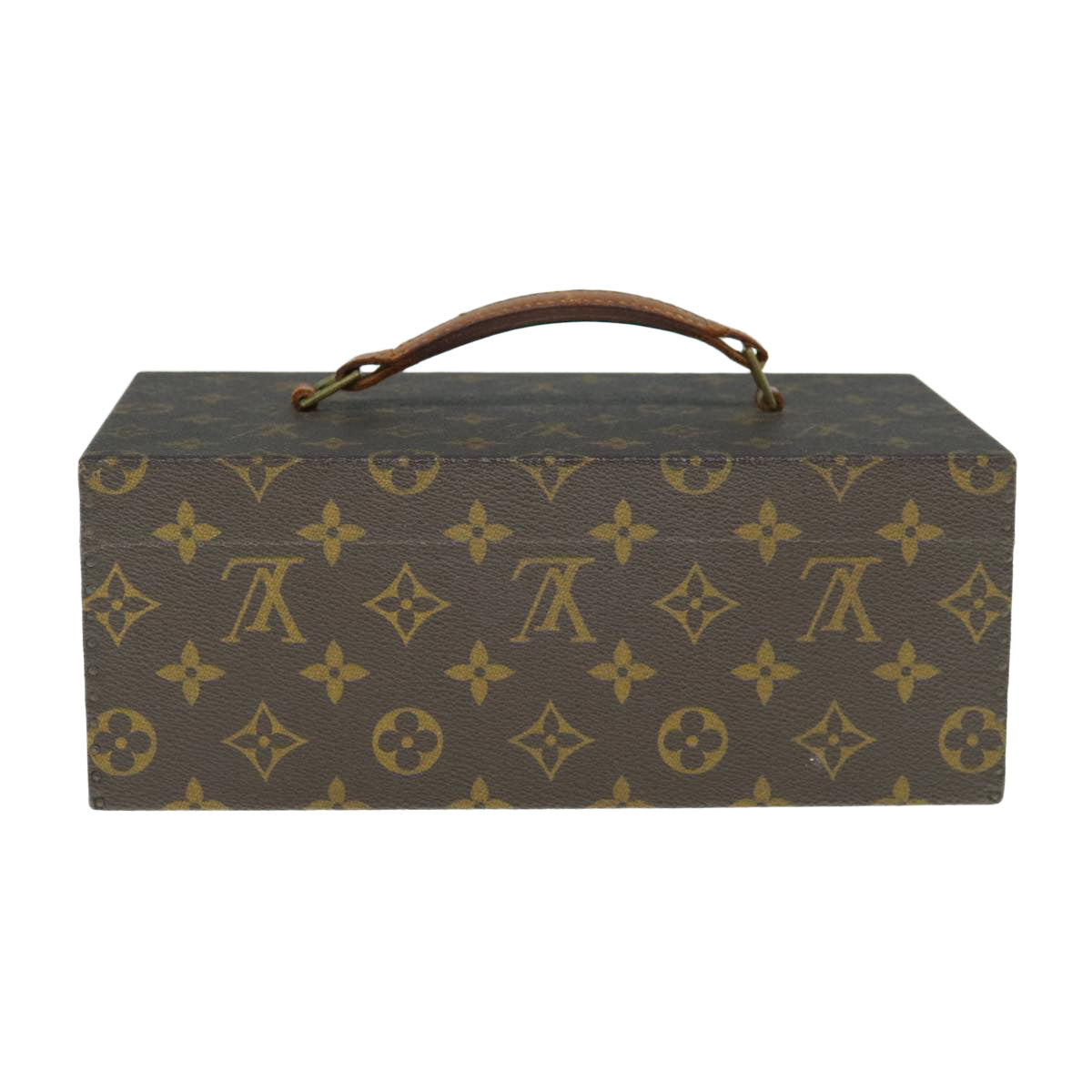 LOUIS VUITTON Monogram Boite A Tour Jewelry Box M47236 LV Auth hk1040 - 0