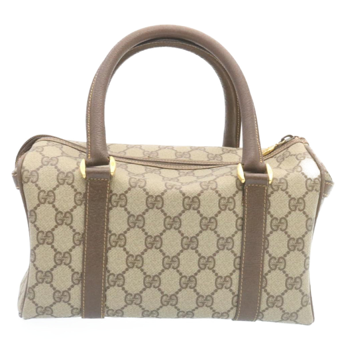 GUCCI GG Canvas Hand Bag Beige Auth hk233 - 0