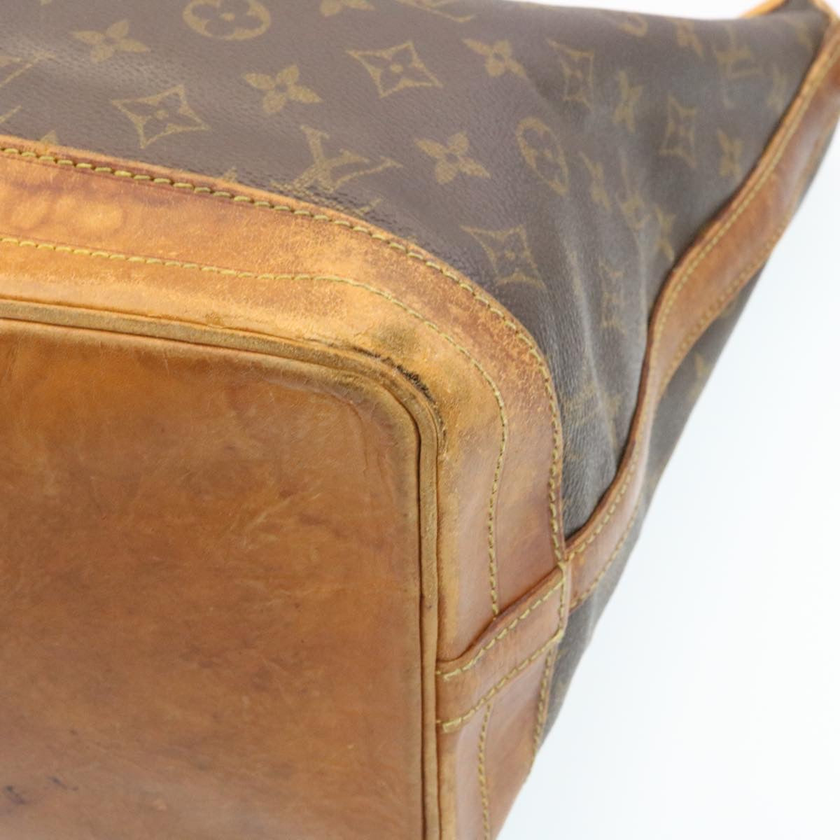 LOUIS VUITTON Monogram Noe Shoulder Bag M42224 LV Auth hk281