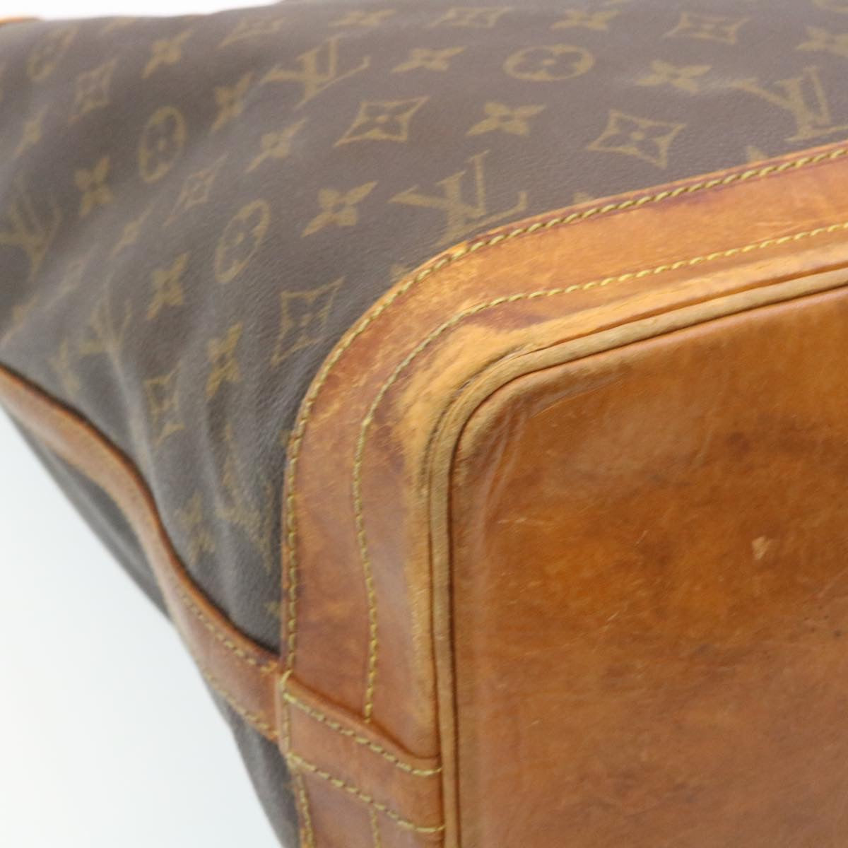 LOUIS VUITTON Monogram Noe Shoulder Bag M42224 LV Auth hk281