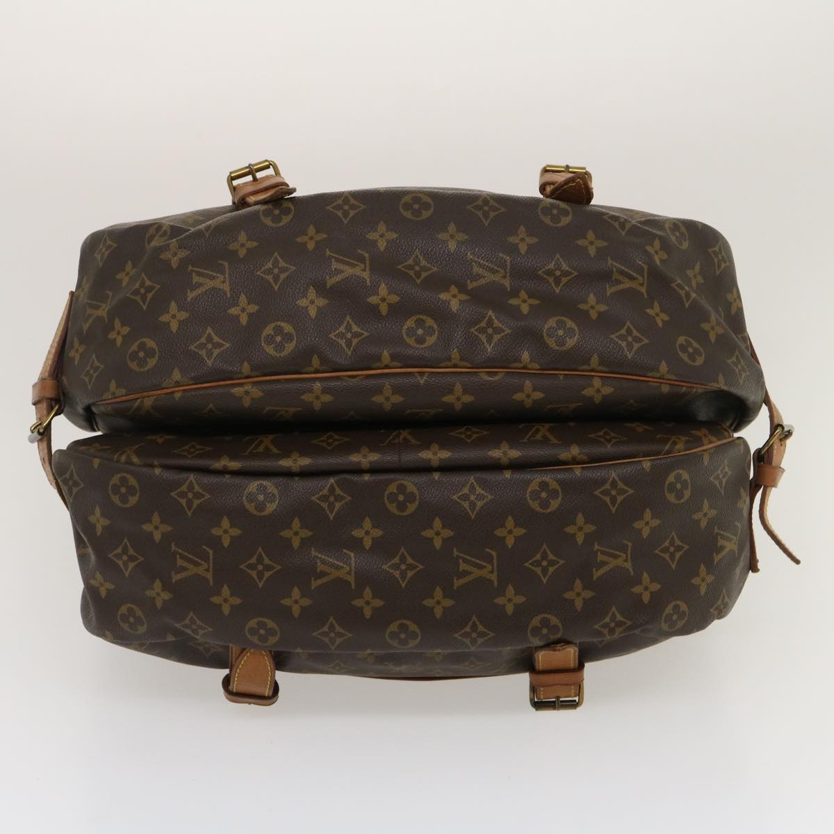 LOUIS VUITTON Monogram Saumur 43 Shoulder Bag M42252 LV Auth hk401