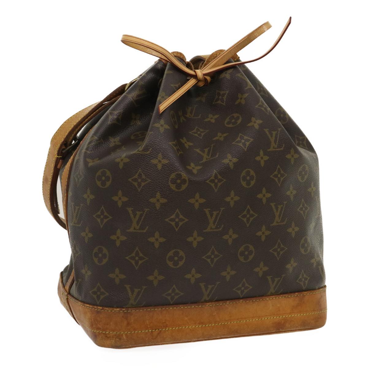 LOUIS VUITTON Monogram Noe Shoulder Bag M42224 LV Auth hk408