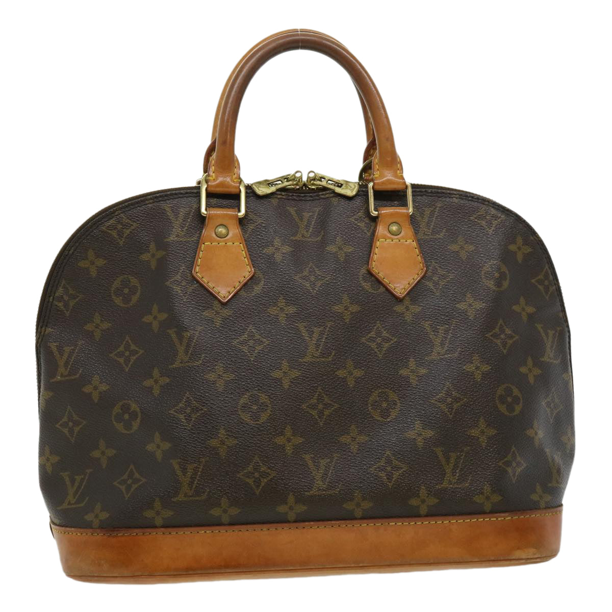 LOUIS VUITTON Monogram Alma Hand Bag M51130 LV Auth hk432