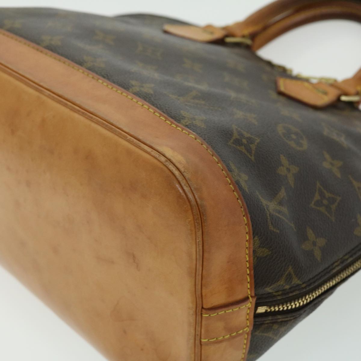 LOUIS VUITTON Monogram Alma Hand Bag M51130 LV Auth hk432