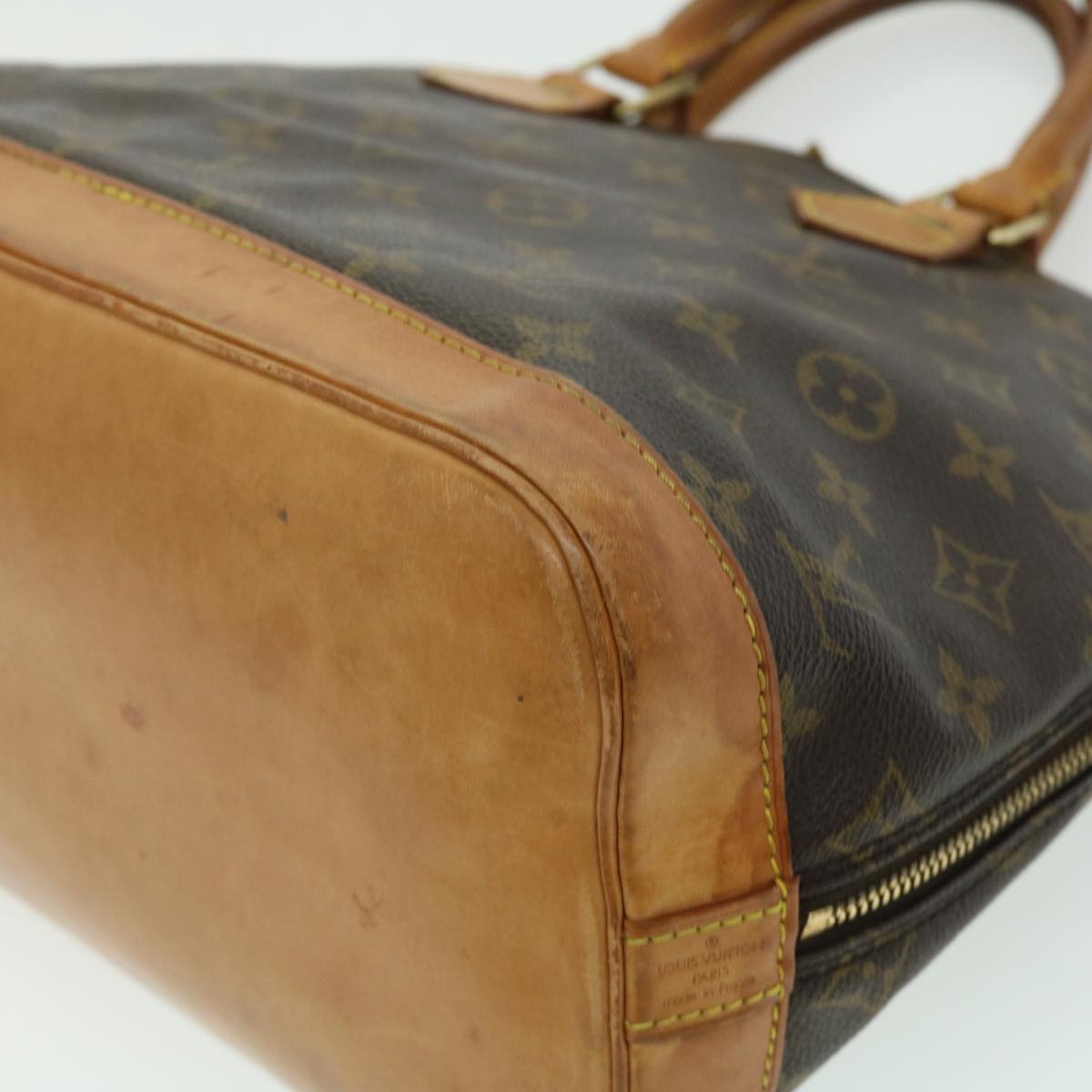 LOUIS VUITTON Monogram Alma Hand Bag M51130 LV Auth hk432