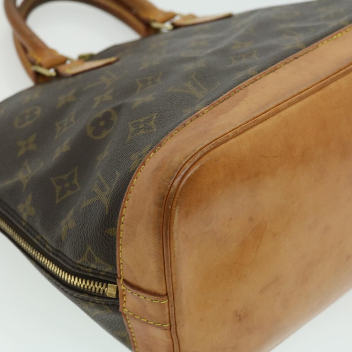 LOUIS VUITTON Monogram Alma Hand Bag M51130 LV Auth hk432