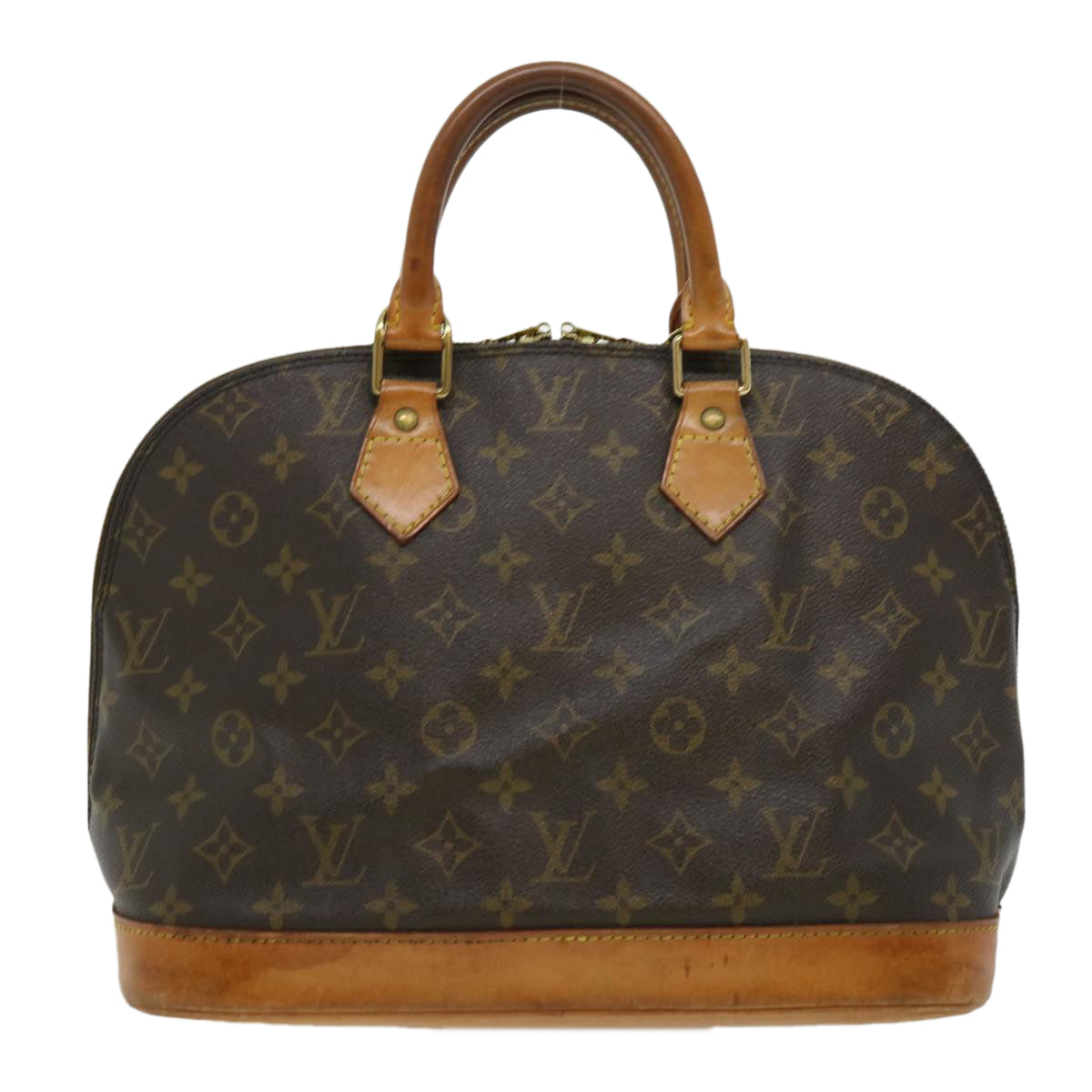 LOUIS VUITTON Monogram Alma Hand Bag M51130 LV Auth hk432