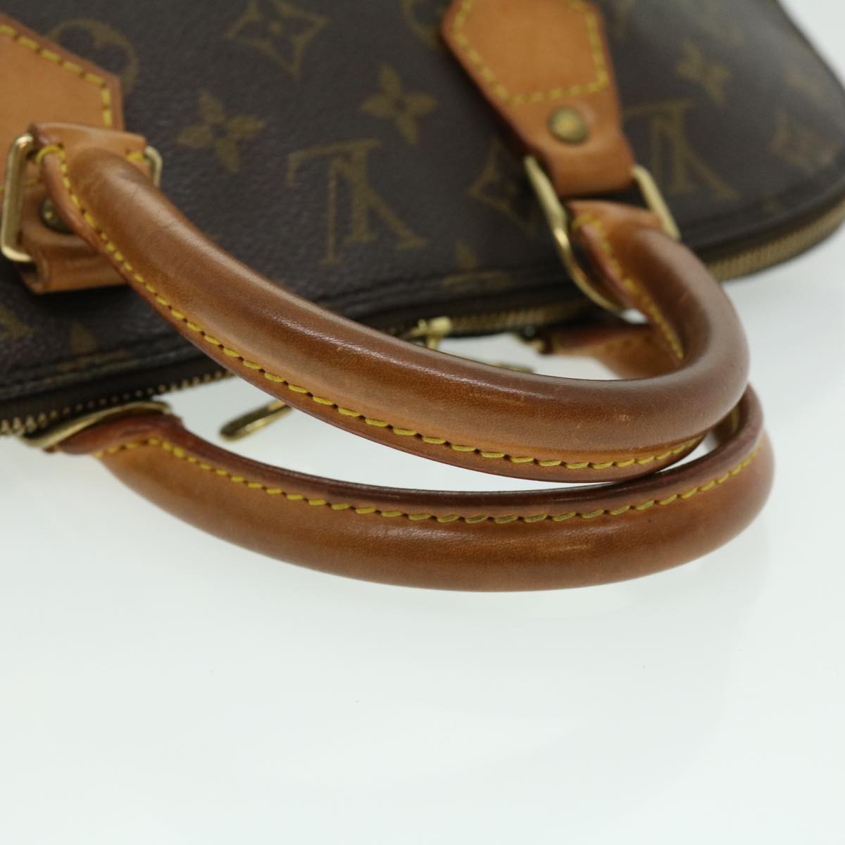 LOUIS VUITTON Monogram Alma Hand Bag M51130 LV Auth hk432